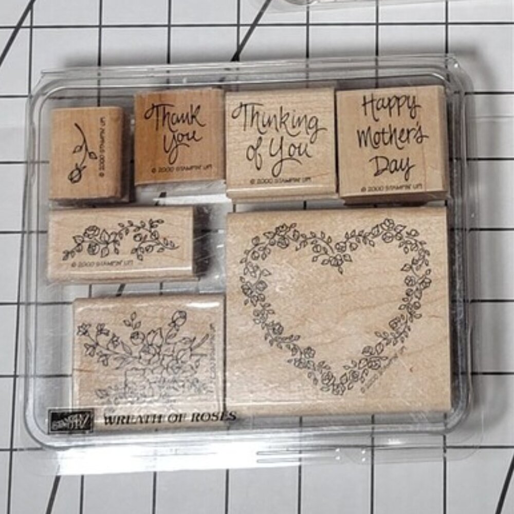 Vintage Stampin' Up Sets - Wreath‎ of Roses - Vintage